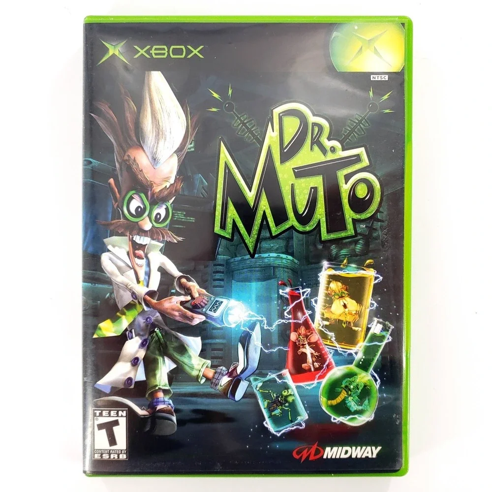 Dr. Muto (Microsoft Xbox, 2002) Complete w/ Reg Card Tested & Works